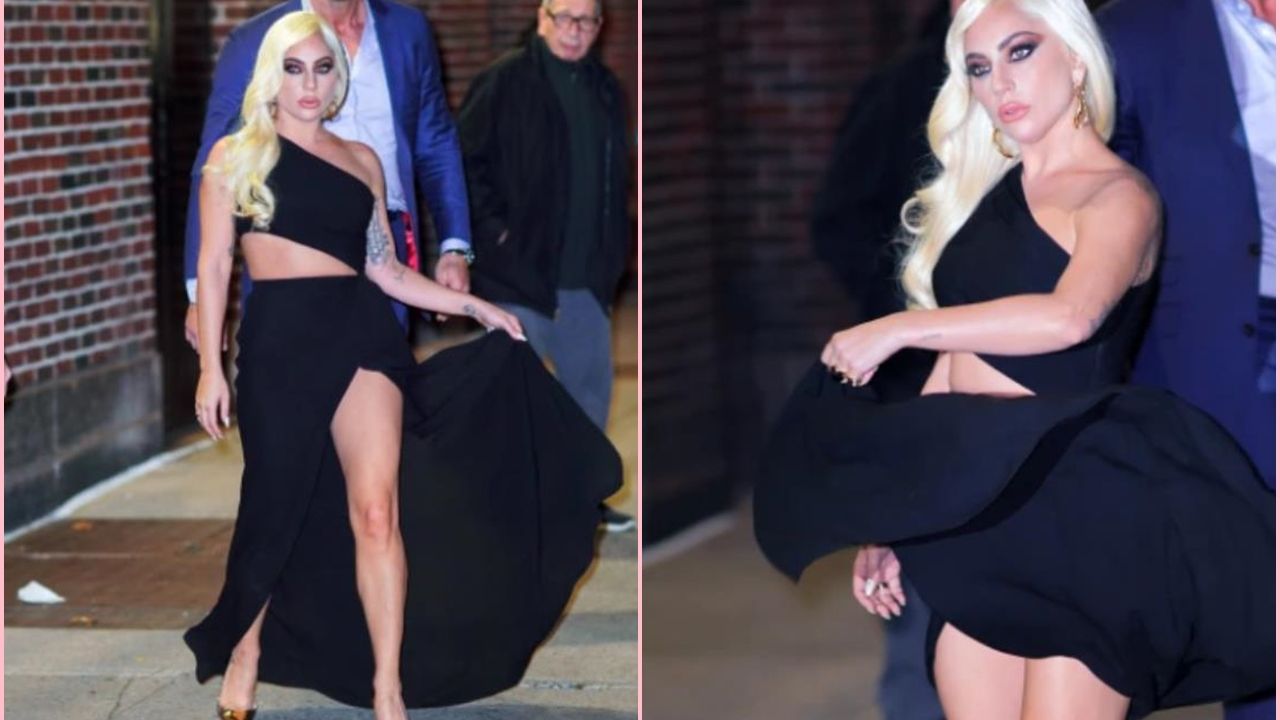 Rüzgarın Azizliğine Uğrayan Lady Gaga İç Çamaşırlarının Açığa Çıkmasını Önleyemedi